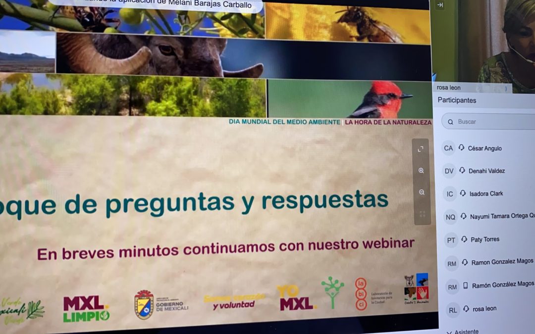 Participamos en la Semana del Medio Ambiente de la Dirección de Protección al Ambiente de Mexicali