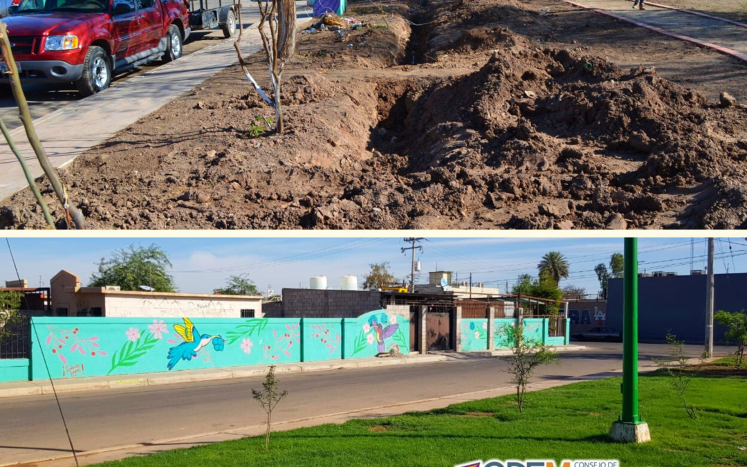 El antes y después del parque Ángeles de Puebla
