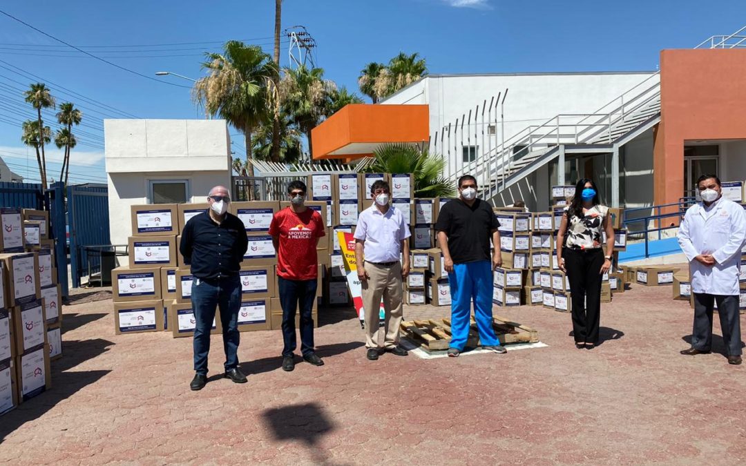 Dona Apoyemos a Mexicali 135,800 artículos de equipo médico el jueves 4 de junio