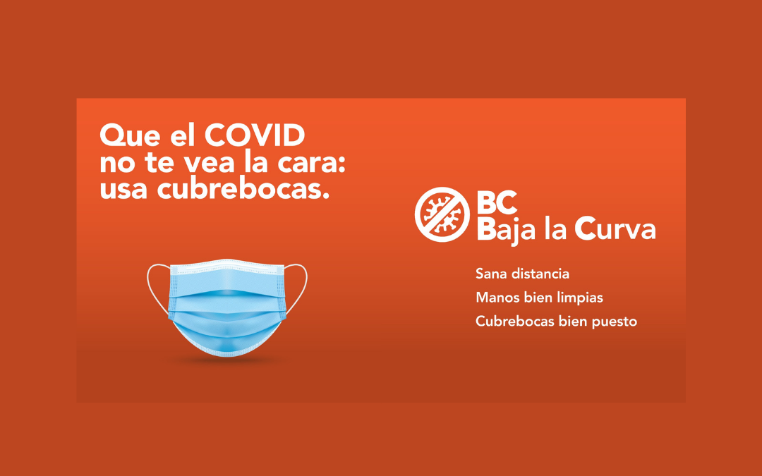 Lanzamos la imagen de la segunda semana de la campaña “BC Baja la Curva”
