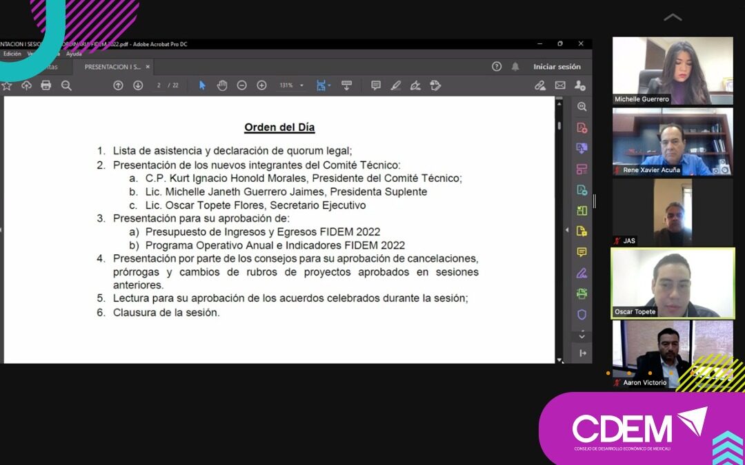 Primera reunión Extraordinaria FIDEM 2022.